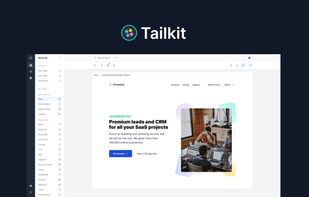 Tailkit's dashboard preview