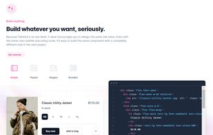 Tailwind CSS screenshot 1