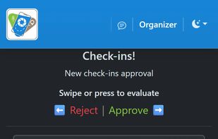 Organizer Review Screen