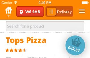 Takeaway.com screenshot 2