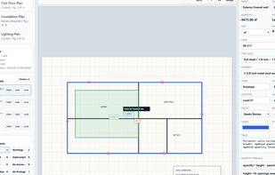 Measure plan PDFs with calibrated takeoff tools.