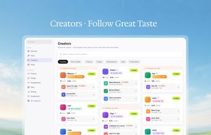 For creators who want to share great AI apps with more people.