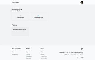 Application dashboard