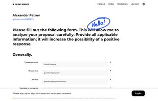 Talent Service screenshot 1