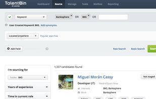 TalentBin screenshot 1
