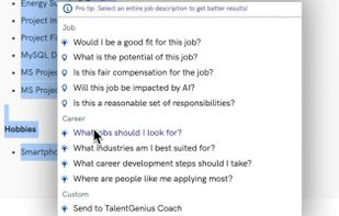 TalentGenius Coach screenshot 1