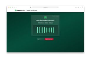 AI Voice Interview Session