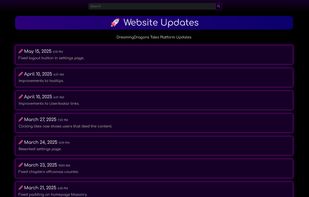 Website Updates. 2025-06-04