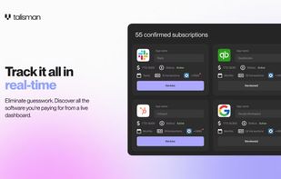 Track it all in real-time. Eliminate guesswork. Discover all the software you're paying for from a live dashboard. 