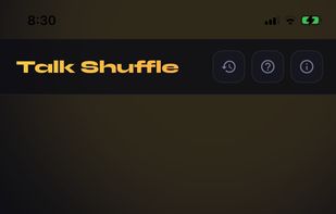 Talk Shuffle screenshot 1