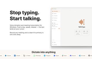 Dictate into anything
Hold a key, speak, release. The text appears wherever your cursor is, in any app: Outlook, Slack, Word, Teams chat, the search bar of your browser. The under-appreciated bonus: people give way better prompts to ChatGPT when they speak than when they type. You'll find yourself explaining the actual problem instead of stripping it down to seven keywords.