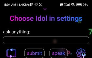 talk2idols screenshot 1