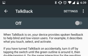 TalkBack screenshot 2