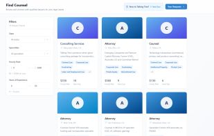Fir – Matched with entrepreneurial lawyers: Gain access to experienced legal professionals with AmLaw or Fortune 500 backgrounds, all at pre-negotiated, affordable rates.