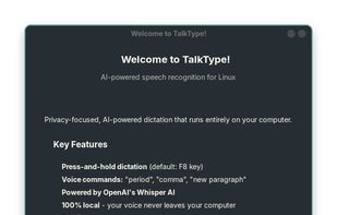 Welcome screen — first launch setup with GPU detection