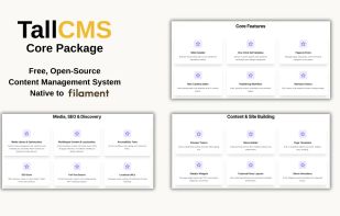 TallCMS screenshot 1