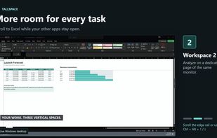 Workspace 2: live spreadsheet appears without minimizing your browser.