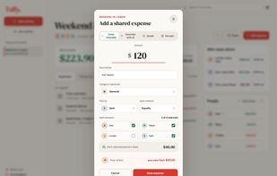 Tally – Group Expense Splitter screenshot 1