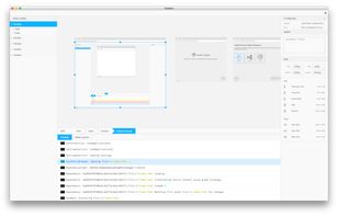 Runs like a normal browser, but with stage tools like you'd find in other apps such as Photoshop, or Sketch.