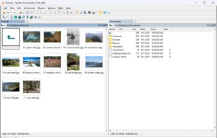 A folder of photographs fills in at once, and pictures taken sideways are shown the right way up.