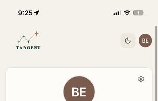A user's profile page. 