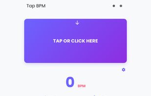 Tap BPM Calculator screenshot 2