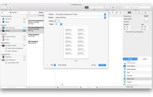 - Label Designer -
Using the custom layout designer on Mac, you can generate printable labels for any of the data stored in your form fields. With over a thousand Avery® label sizes available, you can quickly and easily create and print any quantity of labels, no mail merges or data sorting required. Print address labels for clients, or print price stickers for new merchandise to efficiently track your product inventory.