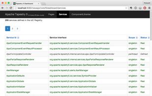 Apache Tapestry screenshot 1