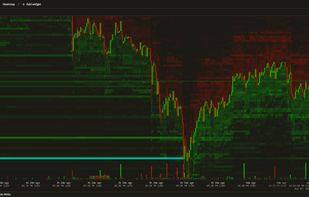 Tapesurf order book heatmap