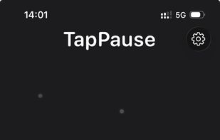 Tappause: a pause timer with simple pause button in the middle of the screen