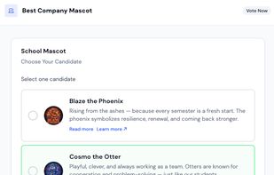 TapVoter screenshot 2