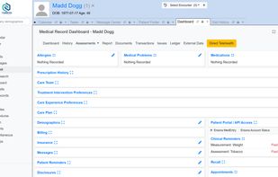 Patient dashboard