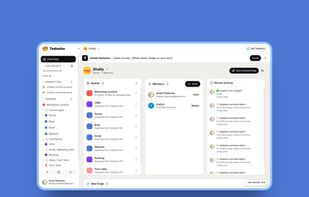 Startup Command Center

Projects, tasks, documentation, discussions, teammates, and AI agents all live in one place. No more jumping between project management tools, docs, chats, and AI conversations to understand what's happening.