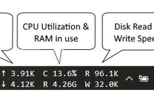 taskbar-stats screenshot 1