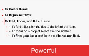 TaskPaper screenshot 3