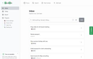 Your inbox on desktop
