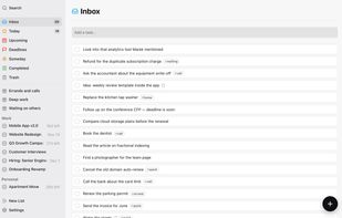 TaskPocket screenshot 2