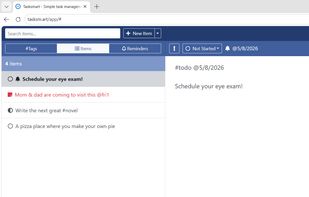 Notes, tasks, and reminders in one stream.