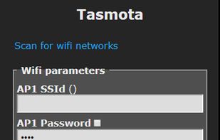 Configuration - Wifi parameters