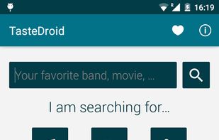 TasteDroid screenshot 1