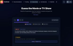 TasteFinder screenshot 2