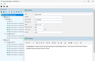 Taurus Exam Editor screenshot 2
