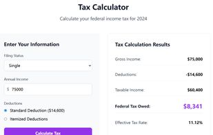 Tax Brackets Demo