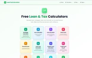 LoanTaxCalculator screenshot 1
