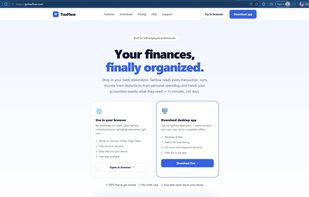 TaxFlow Landing Page