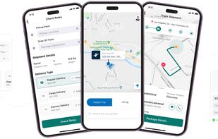 Customer and driver mobile apps for booking deliveries, tracking routes, and managing orders seamlessly.