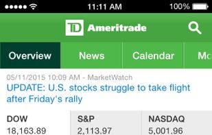 TD Ameritrade screenshot 1