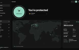 Windows app in dark mode.