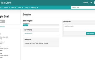 TealCRM screenshot 1