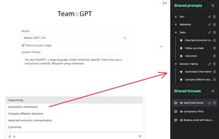 Team-GPT screenshot 2